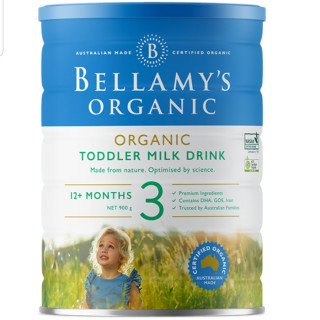  Bellamy's Organic STEP 3 TODDLER MILK DRINK (12+ months)