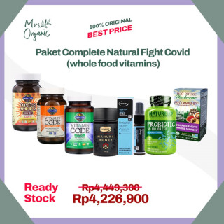 Paket Complete Natural Fight (Whole Food) Multivitamin Probiotic Madu