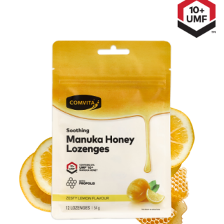 Comvita, Manuka Honey Lozenges Lemon & Honey, 12 Loz