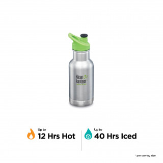 Insulated Kid Classic Klean Kanteen Brushed Stainless 355 ml 