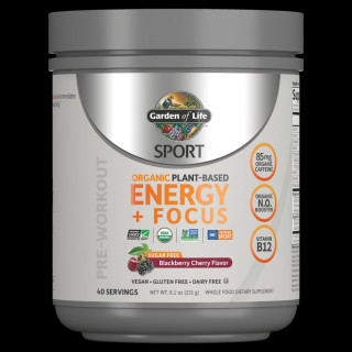 GARDEN OF LIFE Energy + Focus Blackberry Cherry Flavour - 231 g