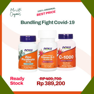 Bundling Fight Covid-19 ( Vit d3 10000iu+Vit C1000+Zinc )