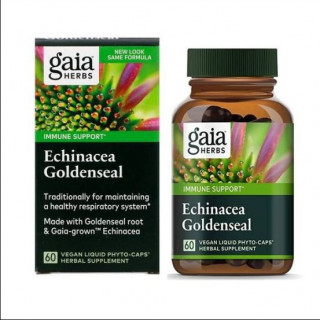 Gaia Herbs - Echinacea Goldenseal, 60 Liquid Caps