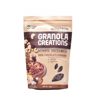 Chocolate & Banana Granola Creations Hundred Seeds 400 g