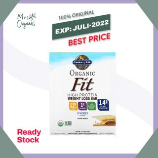 GARDEN OF LIFE Fit Weight Loss Bar Smores 12 pcs - snack cemilan diet