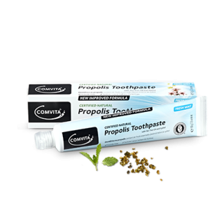 Comvita, Certified Natural Propolis Toothpaste with Tea Tree Oil and Xylitol, Fluoride Free, Fresh Mint, 3.5 oz (100 g)