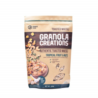 Tropical Fruit & Nuts Granola Creations Hundred Seeds 400 g
