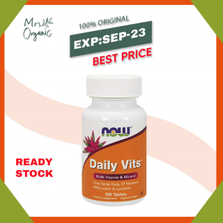 Now Foods Daily Vits Multi Vitamin & Mineral, 100 Tablets