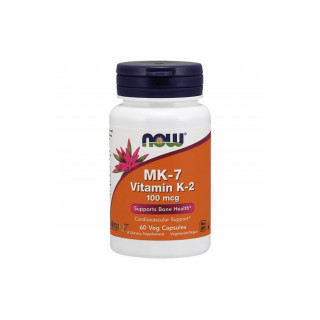 NOW Foods - Vitamin K-2 (MK7) 100 mcg - 60 Vcaps