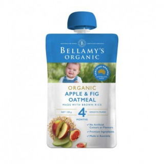 Bellamy's Organic Apple Fig Oatmeal 120 g