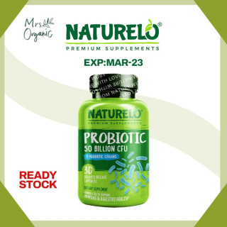 NATURELO Probiotic 50 Billion CFU 30 Delayed Release Capsules