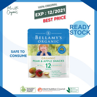 Bellamy's Organic Pear Apple Snacks 20 g