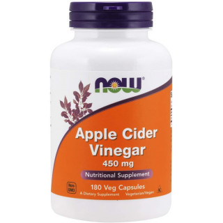 NOW Foods, Apple Cider Vinegar 450 mg, 180 Caps