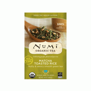 Organic Matcha Toasted Rice Tea Numi 46.8 g
