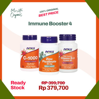 Immune Booster 4 (Vit D-3 5,000IU + Zinc+ Vit C-1000)