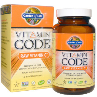Garden of life - Vitamin Code raw Vitamin c 120 capsules
