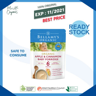 Bellamy's Bellamys Organic Apple Cinnamon Baby Porridge 125 g