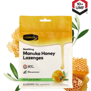 Comvita, Manuka Honey Lozenges Olive Leaf, 12 Loz