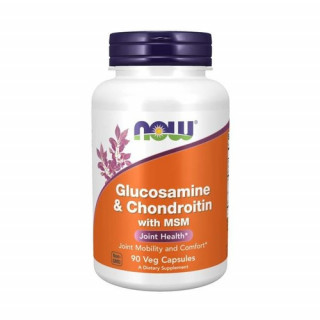 NOW FOODS GLUCOSAMINE CHONDROITIN WITH MSM GLUKOSAMIN - 90 CAPS