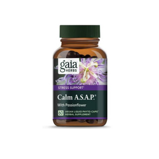 Gaia Herbs Calm A.s.A.P, Vegan Liquid Capsules, 60caps