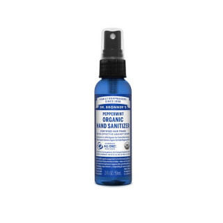 Organic Peppermint Hand Sanitizers Dr. Bronner's 59 ml