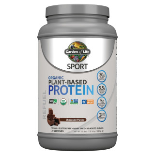Garden of Life Sport Organic Plant Based Protein Refuel - Chocolate 840g