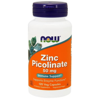 Zinc Picolinate 50 mg NOW 120 VCaps