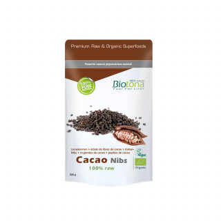 Organic Cacao Nibs Biotona 300 g