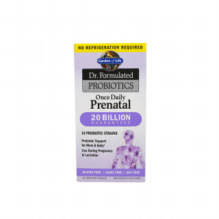 Garden of Life - Dr. Formulated Probiotics Once Daily Prenatal SHELF 30ct CAPSULES