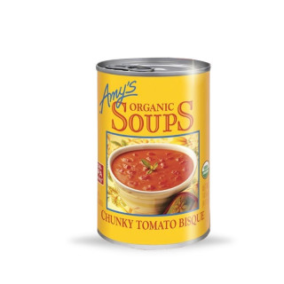 Organic ChunkyTomato Bisque Soup Amy's Kitchen 411 g
