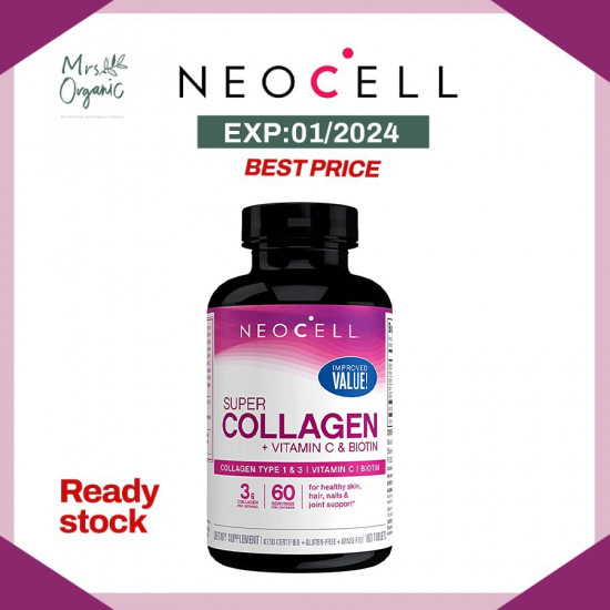 NEOCELL Super Collagen Vitamin C Biotin 180 Tabs