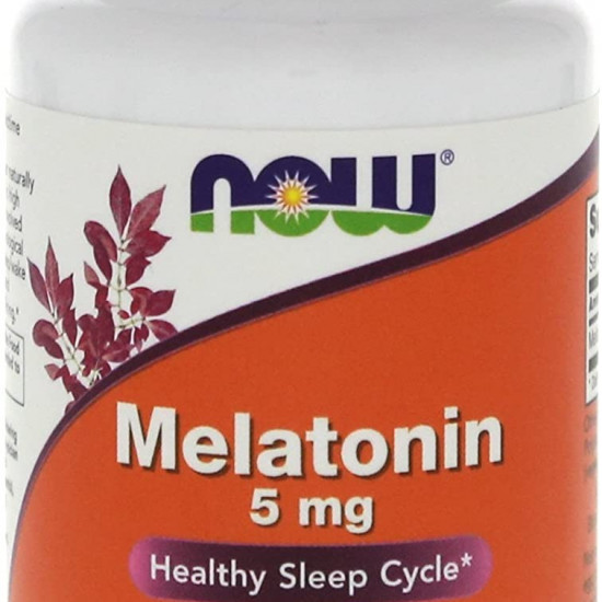 NOW Melatonin 5 mg 60 Capsules